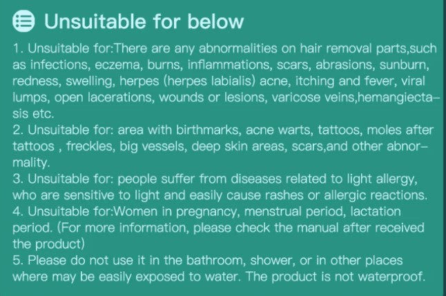 Handheld Photon Flash Laser Depilatory 5 Gears Hair Removal Machine - Green_5