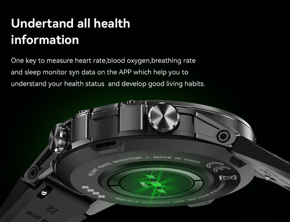 Smart Watch K52 Watches Men Wome Sports Fitness Modes Bluetooth Call Health Monitor 400mah 1.39Inch HD Smartwatch - Orange_8