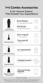 Baseus 4in1 15000Pa Car Vacuum Cleaner Air Pump Wireless Vacuum Cleaner - Black_14