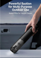 Baseus 4in1 15000Pa Car Vacuum Cleaner Air Pump Wireless Vacuum Cleaner - Black_2