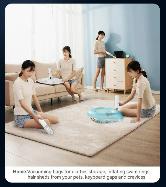 Baseus 4in1 15000Pa Car Vacuum Cleaner Air Pump Wireless Vacuum Cleaner - Black_6