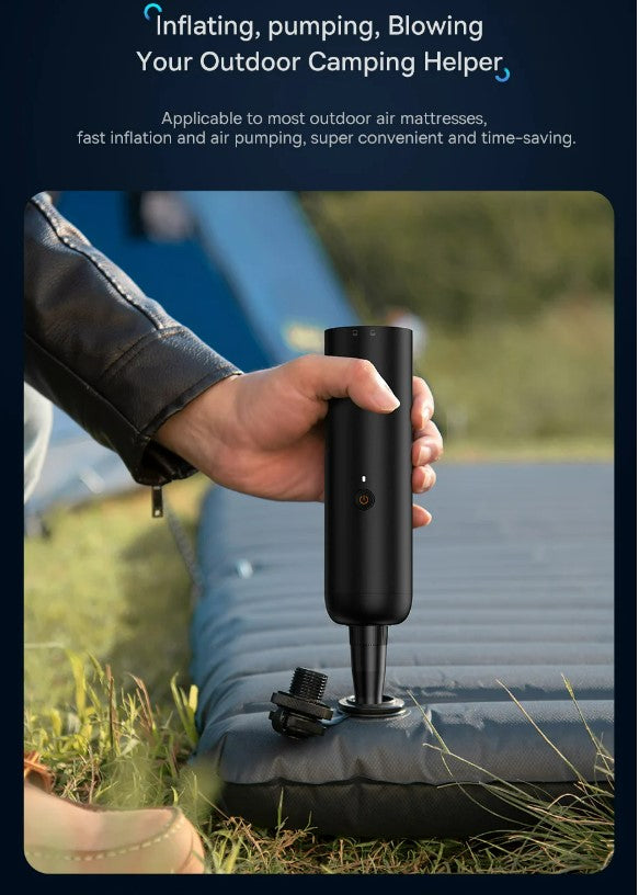 Baseus 4in1 15000Pa Car Vacuum Cleaner Air Pump Wireless Vacuum Cleaner - Black_7