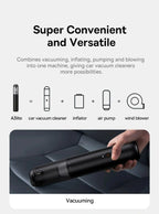 Baseus 4in1 15000Pa Car Vacuum Cleaner Air Pump Wireless Vacuum Cleaner - White_4
