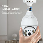3mp Tuya Smart Wide Wifi Indoor Lamp Head Surveillance Camera_3