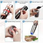 Electric Salt And Pepper Grinder Set_2